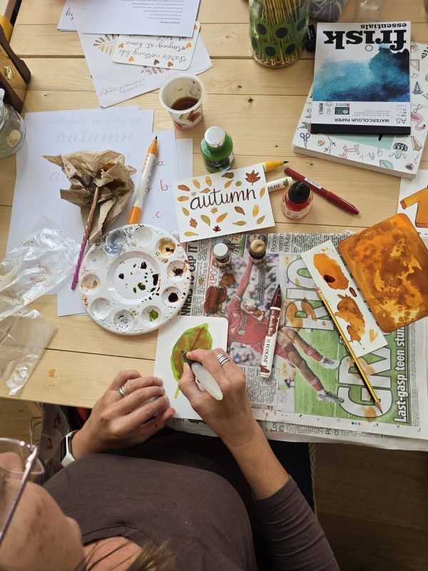 Autumn creative wellbeing workshop with Emma