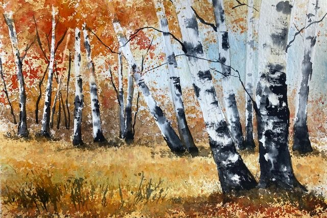 Autumn Trees in Watercolour with Judi Trevorrow