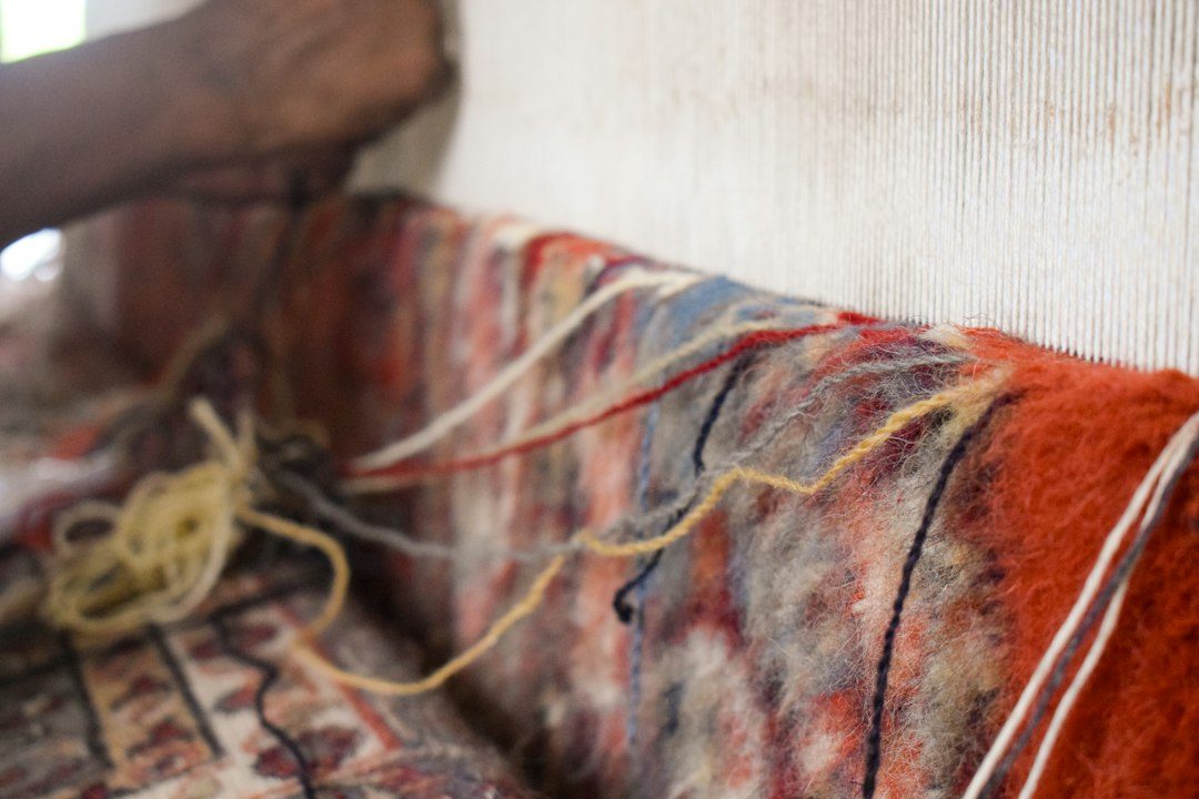 Beginners creative weaving workshop at the Poly