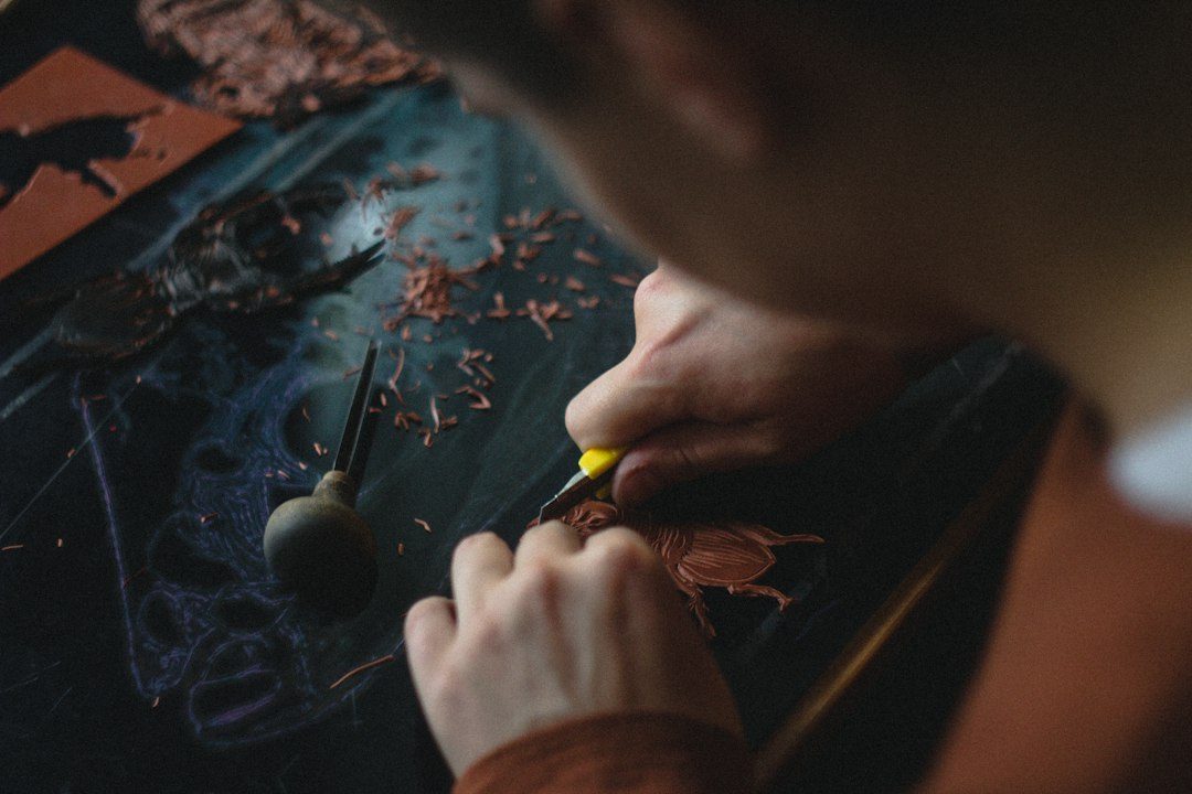 Block Print and Goldwork Workshop, Bodmin