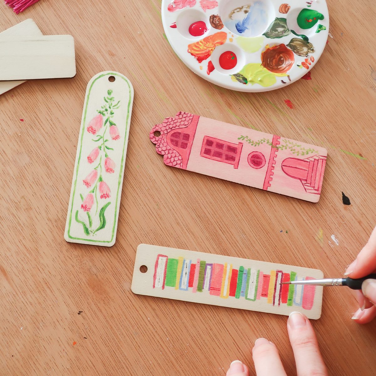 Bookmark Painting and Book Swap