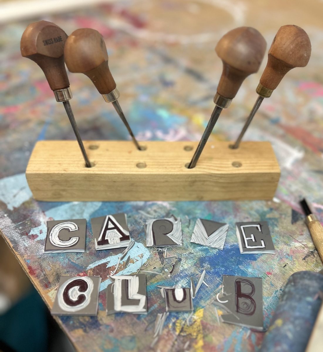 Carve Club — Norwegian Christmas lino session