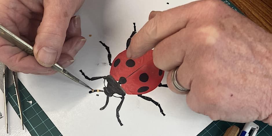 Creepy Crawly Collage Workshop at Trebah Garden