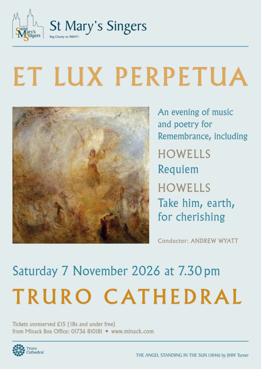 Et Lux Perpetua — music and poetry for Remembrance