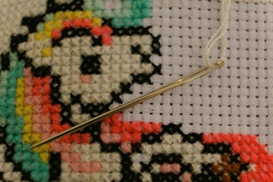Christmas stitching session at St Austell