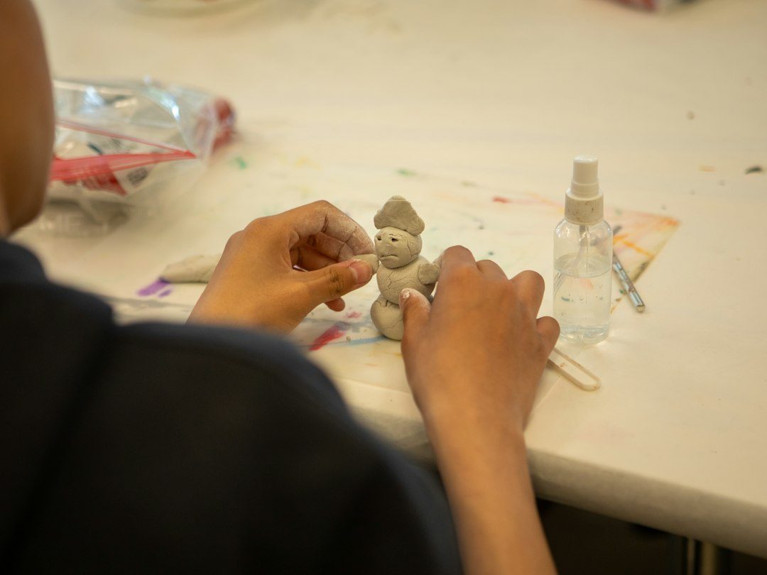 Halloween clay workshop for children, Bodmin
