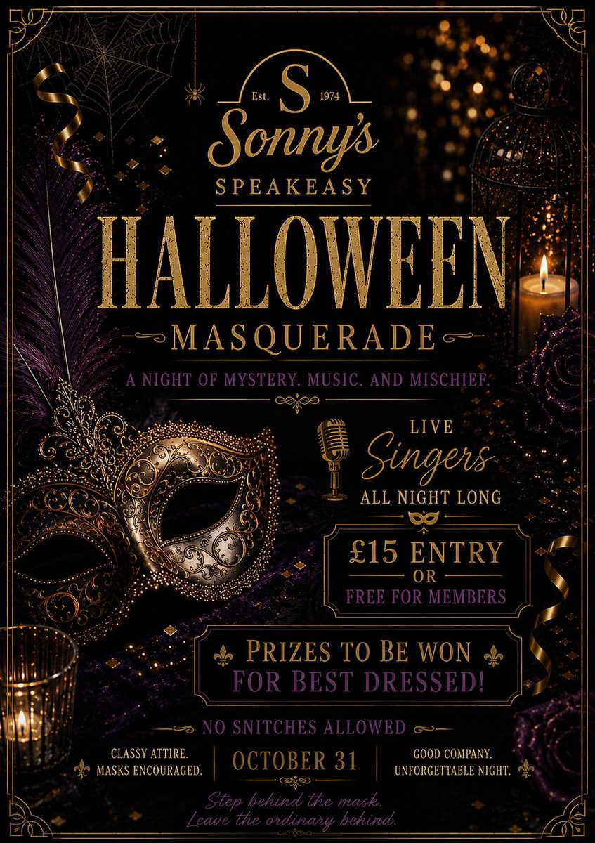 Halloween Masquerade Ball at Sonny's Speakeasy