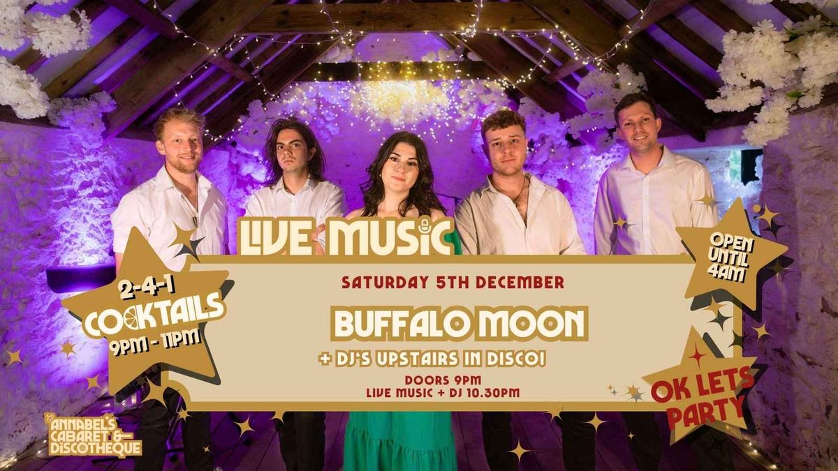Buffalo Moon live at Annabel's, Plymouth