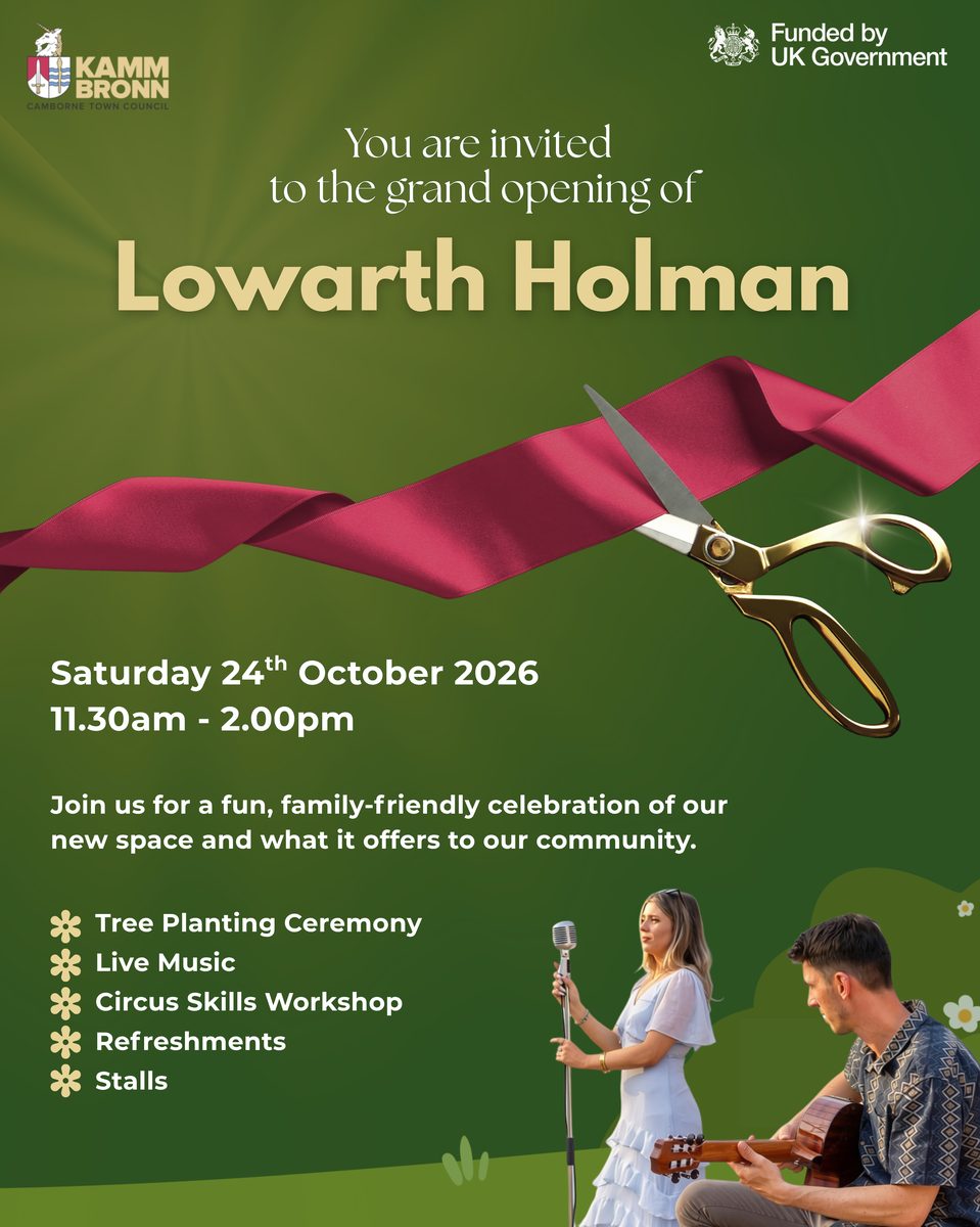 Grand opening of Lowarth Holman, Camborne