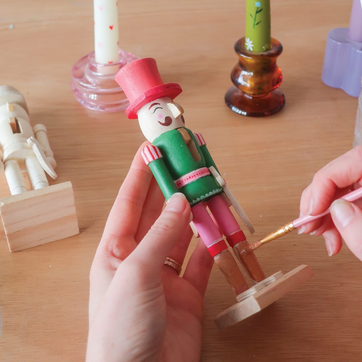 Paint a Nutcracker at In The Making, Torpoint