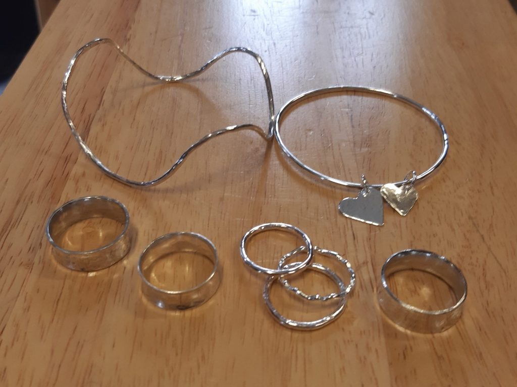 Silver jewellery making workshop with Brett & Leni, Hayle