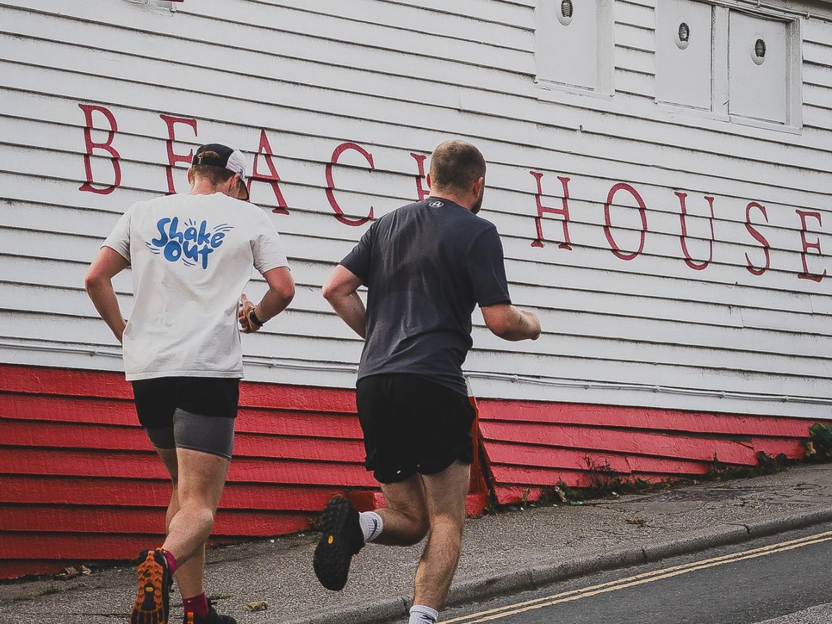 Monthly morning run with Shakeout Run Club, Falmouth