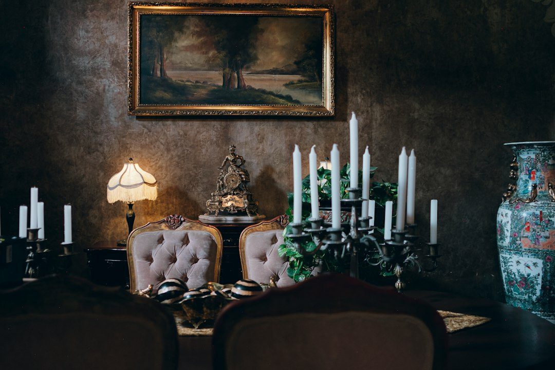 Halloween evening at Trerice manor